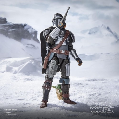 Hasbro Star Wars The Black Series The Mandalorian And Grogu, The Mandalorian And Grogu Deluxe Collectible 6 Inch G2514 501099636