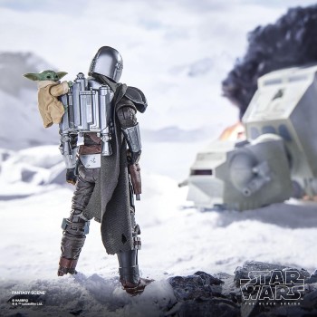 Hasbro Star Wars The Black Series The Mandalorian And Grogu, The Mandalorian And Grogu Deluxe Collectible 6 Inch G2514 501099636