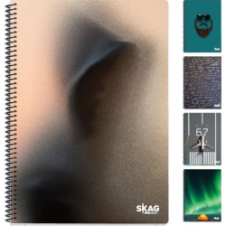 SKAG Θεματικά τετράδια UNIVERSITY FUN Αγόρι 17x25 4θεμ 80γρ Ν.9244 300575 5201303300575