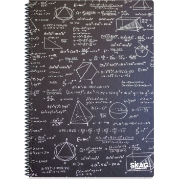 SKAG Subject notebooks UNIVERSITY FUN Boys A4 4pcs 80g N.9254 300520 5201303300520