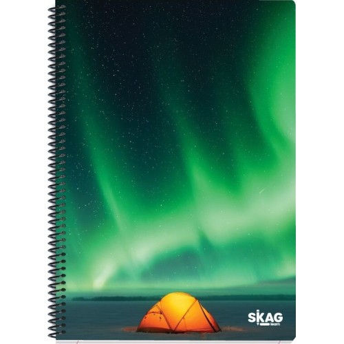 SKAG Subject notebooks UNIVERSITY FUN Boys A4 4pcs 80g N.9254 300520 5201303300520