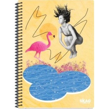 SKAG Thematic notebooks UNIVERSITY FUN Girl 17x25 4pcs 80g N.9224 300445 5201303300445
