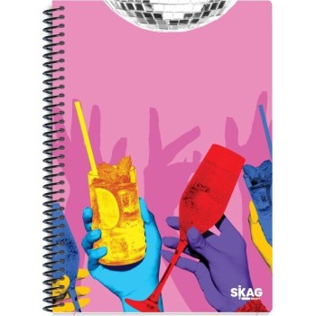 SKAG Θεματικά τετράδια UNIVERSITY FUN Κορίτσι 17x25 4θεμ 80γρ Ν.9224 300445 5201303300445