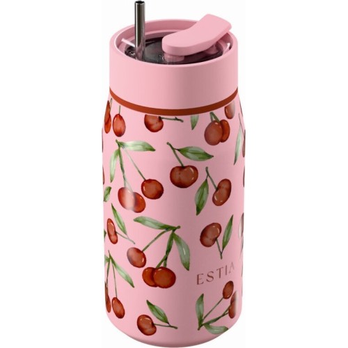 Estia Thermos Lens Save the Aegean 360ml Cherry Rose 01-42882 5207158042882