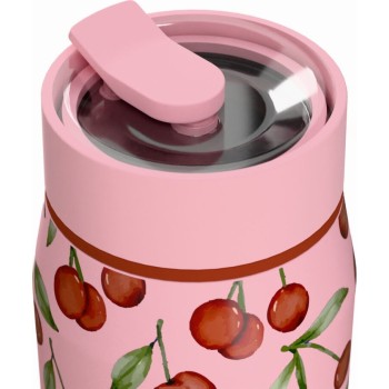 Estia Thermos Lens Save the Aegean 360ml Cherry Rose 01-42882 5207158042882