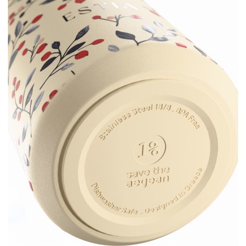 Estia Thermos Lens Save the Aegean 360ml Bloom Beige 01-42912 5207158042912
