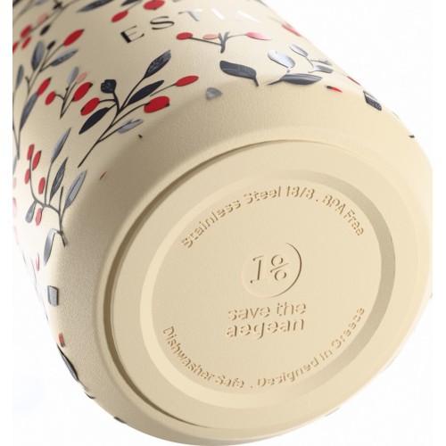 Estia Thermos Flow Save the Aegean 500ml Bloom Beige 01-42028 5207158042028