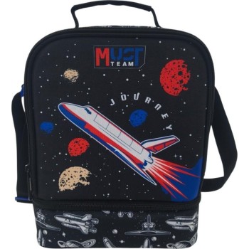 Diakakis imports Lunch Bag Insulated Must Team Yummy Rocket 2 Compartments 000587700 5205698830495