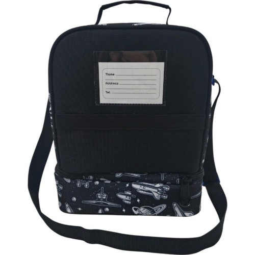 Diakakis imports Lunch Bag Insulated Must Team Yummy Rocket 2 Compartments 000587700 5205698830495