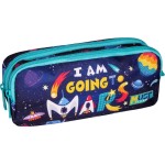 Diakakis imports School Barrel Pencil Case Must Team Planet Mars 2 Zippers 000587664 5205698829758