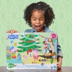 Hasbro Peppa Pig Peppa and Evies Advent Calendar, Numbered Countdown Calendar for Christmas With 24 Surprises, Includes 2 Figure