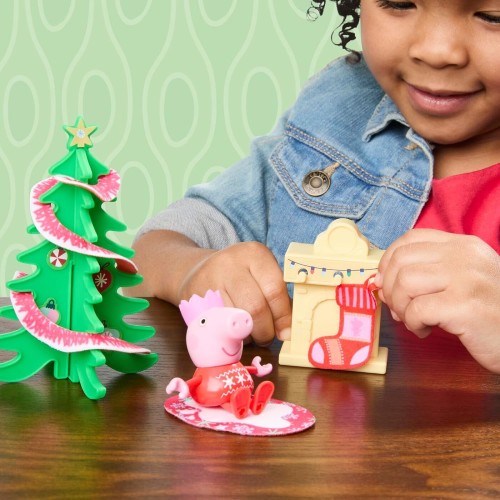 Hasbro Peppa Pig Peppa and Evies Advent Calendar, Numbered Countdown Calendar for Christmas With 24 Surprises, Includes 2 Figure