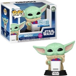 Funko Pop! Disney Star Wars: Mandalorian & Grogu - Grogu (Flocked) (Special Edition) N.825 Bobble-Head Vinyl Figure 93790 889698