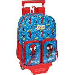 safta: spidey - trolley removable small backpack 34cm 612662185 5207011013622