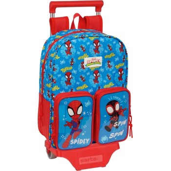 Safta: spidey - trolley (removable) small backpack (34cm) (612662185) 612662185 5207011013622
