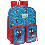 safta: spidey - trolley removable small backpack 34cm 612662185 5207011013622