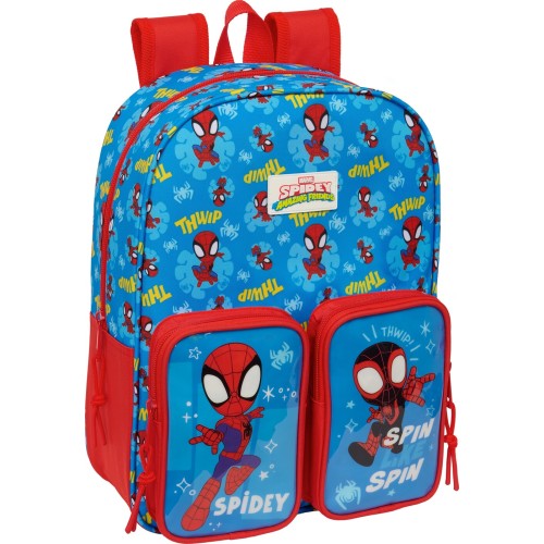 safta: spidey - trolley removable small backpack 34cm 612662185 5207011013622