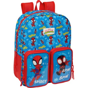 safta: spidey - trolley removable small backpack 34cm 612662185 5207011013622