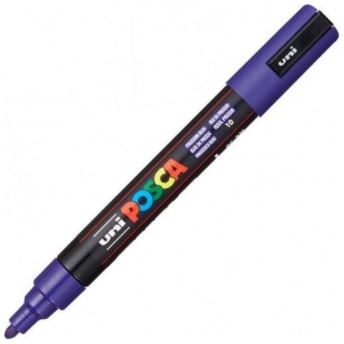 Uni-ball Mitsubishi Pencil UNI Posca Pc-5m 1.8-2.5mm Prussian Blue Paint Marker PC-5M(E) ΠΡΩΣΣΙΚΟ ΜΠΛΕ 4902778262566