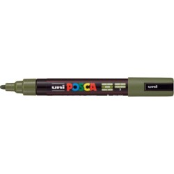Uni-ball Mitsubishi Pencil Μαρκαδόρος Ζωγραφικης UNI Posca Pc-5m 1.8-2.5mm Χακι PC-5M(E) ΧΑΚΙ 4902778300008