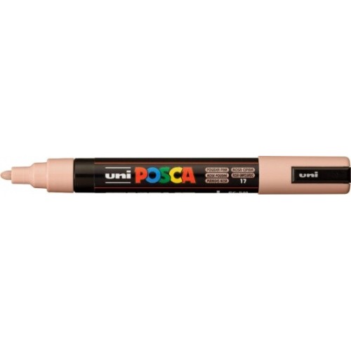 Uni-ball Mitsubishi Pencil Μαρκαδόρος Ζωγραφικης UNI Posca Pc-5m 1.8-2.5mm Ροζ Πουδρας PC-5M(E) POWDER PINK 4902778305195