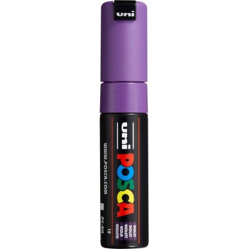 Uni-ball Mitsubishi Pencil 1 x Uni Posca Pc-8k Paint Glass Window Marker Pen Fine Chisel Tip 8mm Viole PC-8K(E) ΒΙΟΛΕΤΙ 49027789