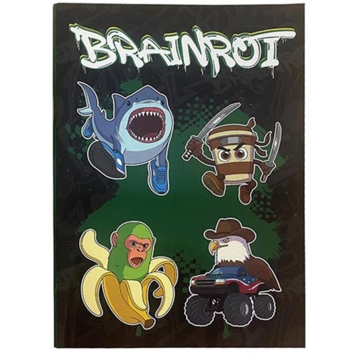 Gim Τετραδιο 17X25cm Toikido Brainrot  343-10400 5204549183681