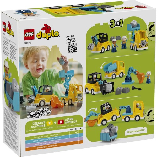 LEGO DUPLO Town 3 In 1 Construction Vehicles 10475 5702018032022