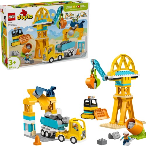 LEGO DUPLO Town 3 In 1 Construction Site And Vehicles 10476 5702018056554