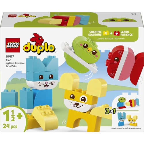 LEGO DUPLO My First 3 In 1 Creative Cute Pets 10477 5702018032039