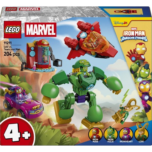 LEGO ? Marvel Ο Iron Man και οι Αχτύπητοι Φίλοι Του Λόκι vs. Ομάδα Άιρον Μαν  11211 5702018069479