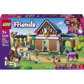 LEGO Friends Στάβλος Αλόγων και Σχολή Ιππασίας 42688 42688 5702018060414