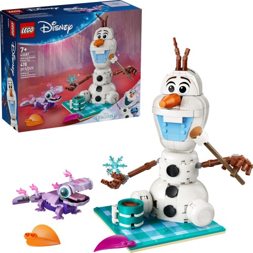 LEGO  Disney Frozen Διασκέδαση του Όλαφ και Μπρούνι στο Πικνίκ 43287 5702018066782
