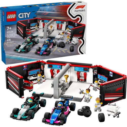 LEGO City f1 garage and mercedes-amg alpine cars 60444 5702017812502