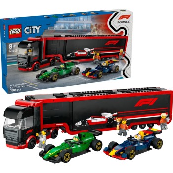 LEGO City Φορτηγό F1® με Αυτοκίνητα RB20 & AMR24 60445 5702017812519