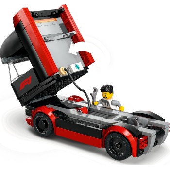 LEGO City Φορτηγό F1® με Αυτοκίνητα RB20 & AMR24 60445 5702017812519