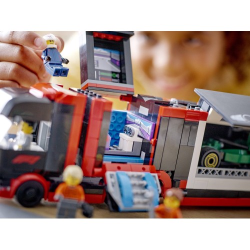 LEGO City Φορτηγό F1® με Αυτοκίνητα RB20 & AMR24 60445 5702017812519