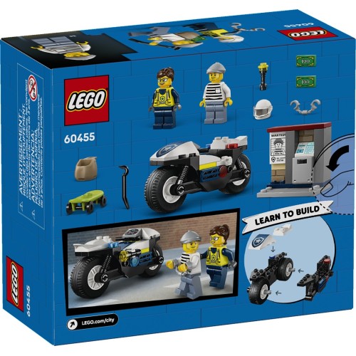 LEGO City police motorcycle chase 60455 5702017812458