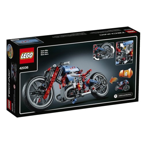 LEGO TECHNIC Street Motorcycle Μοτοσικλέτα Δρόμου 42036 5702015349994