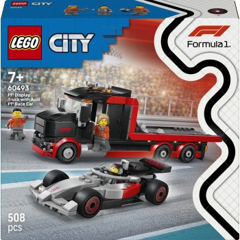 LEGO City Εκθεσιακό Φορτηγό F1® με Αγωνιστικό Αυτοκίνητο Audi F1®  60493 5702018056844