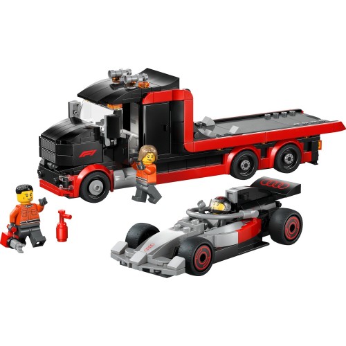 LEGO City Εκθεσιακό Φορτηγό F1® με Αγωνιστικό Αυτοκίνητο Audi F1®  60493 5702018056844