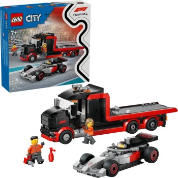LEGO City Εκθεσιακό Φορτηγό F1® με Αγωνιστικό Αυτοκίνητο Audi F1®  60493 5702018056844