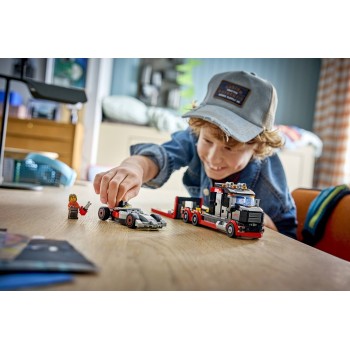 LEGO City Εκθεσιακό Φορτηγό F1® με Αγωνιστικό Αυτοκίνητο Audi F1®  60493 5702018056844