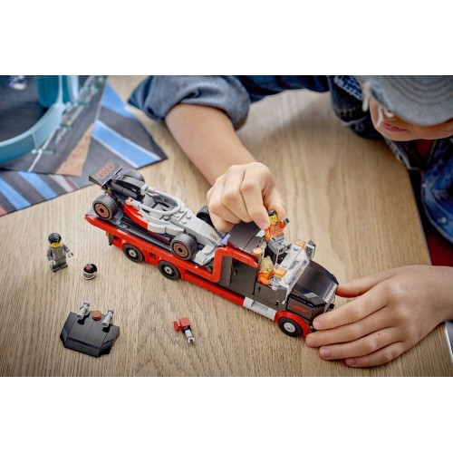 LEGO City Εκθεσιακό Φορτηγό F1® με Αγωνιστικό Αυτοκίνητο Audi F1®  60493 5702018056844