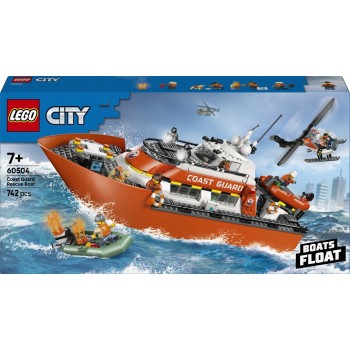 LEGO City Διασωστικό Σκάφος & Ελικόπτερο Ακτοφυλακής  60504 5702018056943