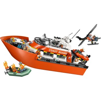 LEGO City Διασωστικό Σκάφος & Ελικόπτερο Ακτοφυλακής  60504 5702018056943