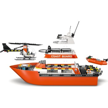 LEGO City Διασωστικό Σκάφος & Ελικόπτερο Ακτοφυλακής  60504 5702018056943