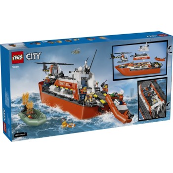 LEGO City Διασωστικό Σκάφος & Ελικόπτερο Ακτοφυλακής  60504 5702018056943