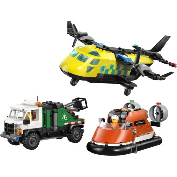 LEGO City Συλλογή με Αεροπλάνο, Φορτηγό Εξυπηρέτησης & Χόβερκραφτ  60505 5702018056950