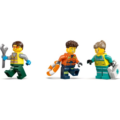LEGO City Συλλογή με Αεροπλάνο, Φορτηγό Εξυπηρέτησης & Χόβερκραφτ  60505 5702018056950